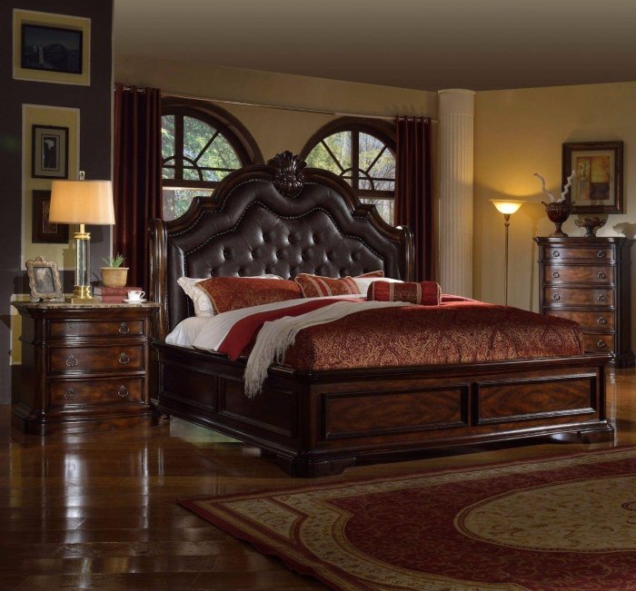 Luxury king size bedroom furniture collection