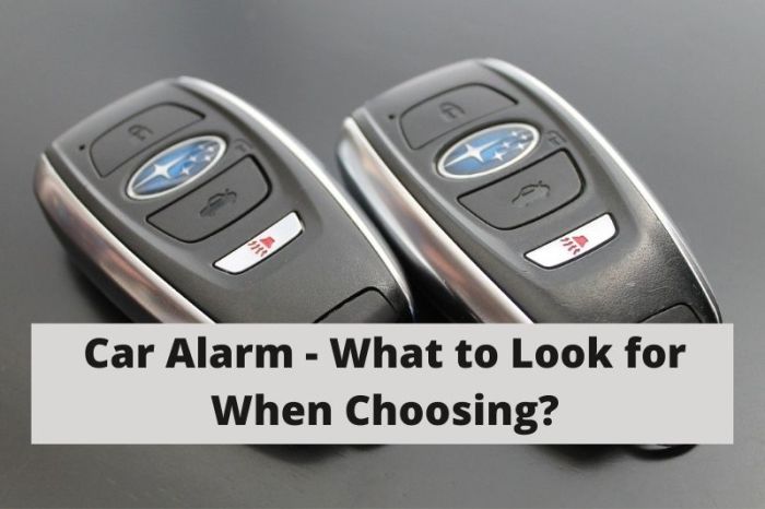 Alarm system choose car ppt powerpoint presentation