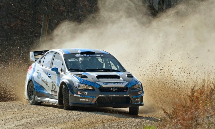 Sport car for rally racing