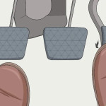 Learning manual driving techniques for hill starts